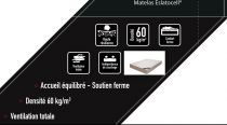 BRETAGNE, Matelas MOUSSE HAUTE DENSITE 60 