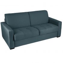 CAPITO, Canapé convertible Rapido, couchage 140 cm en velours Tiffany