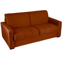 CAPITO, Canapé convertible Rapido, couchage 140 cm en velours Tiffany