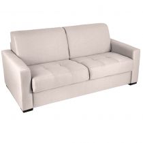 CAPITO, Canapé convertible Rapido, couchage 160 cm en velours Tiffany