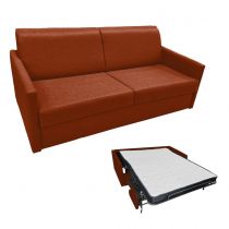 SIMPLY, Canapé convertible Rapido, Couchage quotidien 140cm en Velours