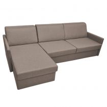 SIMPLY CORNER, Canapé d\'angle convertible Rapido, Couchage quotidien 120cm en tissu Artemis